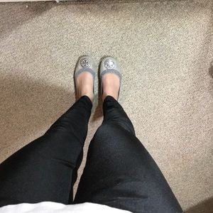 Tory Burch  Caroline metallic ballet flats